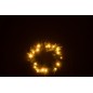 Corona artificial de 20 leds metálicos verdes D.40 cm Corona artificial de 20 leds metálicos verdes D.40 cm