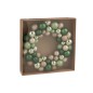Couronne de boules de Noël en plastique vert D.35 cm Couronne de boules de Noël en plastique vert D.35 cm