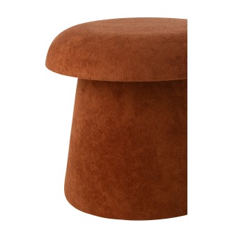 Sgabello a fungo in legno marrone 40x40x37,5 cm