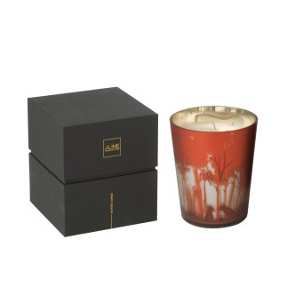 Vela perfumada de parafina de madera de racimo 68H