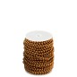 Guirlande perles en rouleau en plastique marron 25 m Guirlande perles en rouleau en plastique marron 25 m