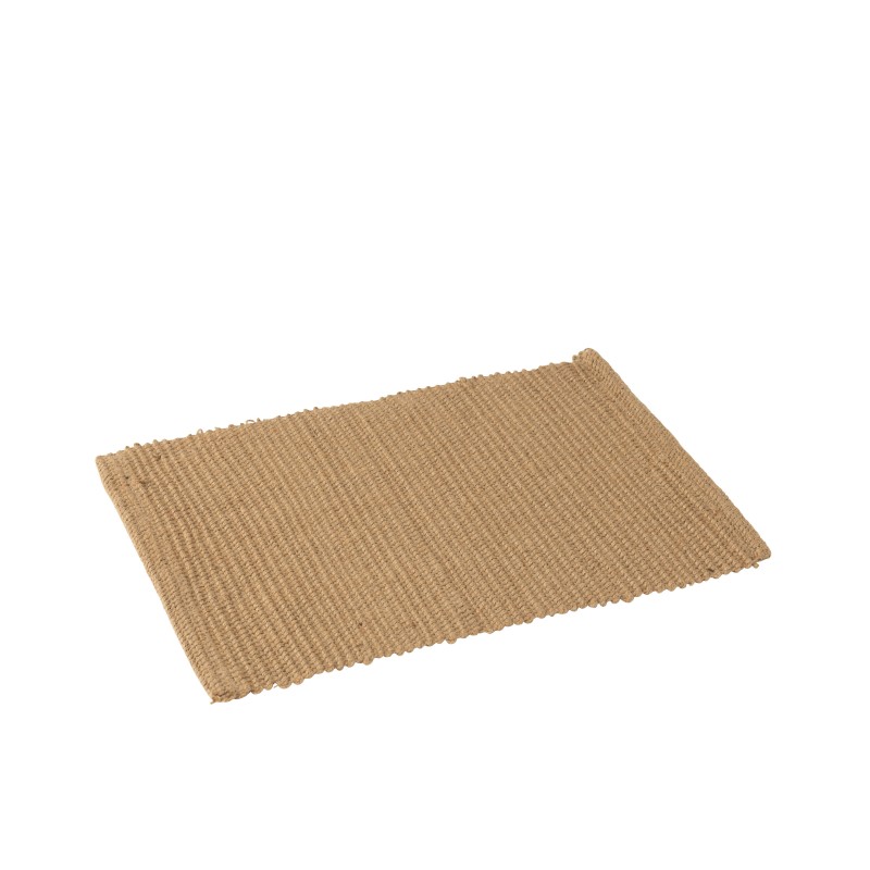 Tovaglietta rettangolare in juta beige 47x33 cm Tovaglietta rettangolare in juta beige 47x33 cm