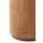 Table d'appoint ronde en bois d'acacia marron 45x45x55 cm Table d'appoint ronde en bois d'acacia marron 45x45x55 cm