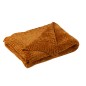 Couverture en polyester rouille 130x170 cm