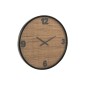 Horloge murale en bois marron D.80 cm Horloge murale en bois marron D.80 cm