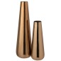 Grande vaso de alumínio dourado 17x17x60 cm Grande vaso de alumínio dourado 17x17x60 cm