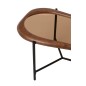 Mesa de centro irregular em vidro multicolorido 118x48x40 cm Mesa de centro irregular em vidro multicolorido 118x48x40 cm