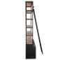 Scaffale con cassetti in legno e metallo naturale 160x45x243cm Scaffale con cassetti in legno e metallo naturale 160x45x243cm