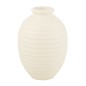 Portavasi ovale in ceramica bianca 35x35x52 cm Portavasi ovale in ceramica bianca 35x35x52 cm