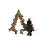 Puzzle de árbol de Navidad de madera negra 30x26x3,5cm