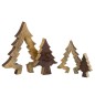 Sapin puzzle en Bois Marron 30x26x3,5cm Sapin puzzle en Bois Marron 30x26x3,5cm