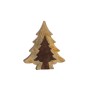 Sapin puzzle en Bois Marron 30x26x3,5cm Sapin puzzle en Bois Marron 30x26x3,5cm