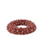 Corona de bayas de resina roja 35x6x35 cm