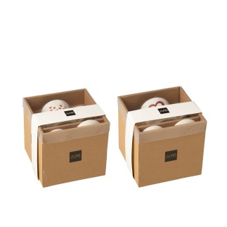 Mug avec soucoupe coeur en porcelaine blanche 16.5x16x10.2 cm