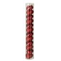 Scatola di 12 cuori di plastica rossi D.4 cm Scatola di 12 cuori di plastica rossi D.4 cm