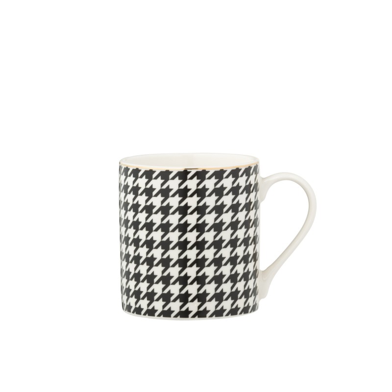 Mug en porcellaine noir 11.7x8.3x9 cm Mug en porcellaine noir 11.7x8.3x9 cm