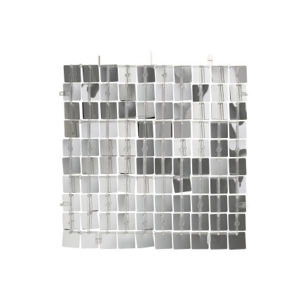 Panneau carré en plastique noir 30x30 cm