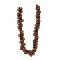 Guirlande de boules de Noël en plastique marron 160x10x10 cm Guirlande de boules de Noël en plastique marron 160x10x10 cm