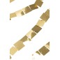 Guirnalda de cuadrados de plástico dorados L. 7 m