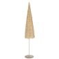 Sapin décoratif en métal doré 15x15x85 cm Sapin décoratif en métal doré 15x15x85 cm