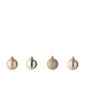 Boite de 40 boules de Noël en plastique champagne D.5 cm Boite de 40 boules de Noël en plastique champagne D.5 cm