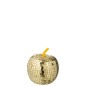 Manzana decorativa con facetas doradas 7,8x7,8x9,5 cm Manzana decorativa con facetas doradas 7,8x7,8x9,5 cm