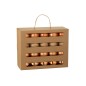 Boite de 40 boules de Noël en plastique orange D.5 cm Boite de 40 boules de Noël en plastique orange D.5 cm