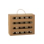 Scatola di 40 ornamenti natalizi in plastica marrone D.5 cm Scatola di 40 ornamenti natalizi in plastica marrone D.5 cm