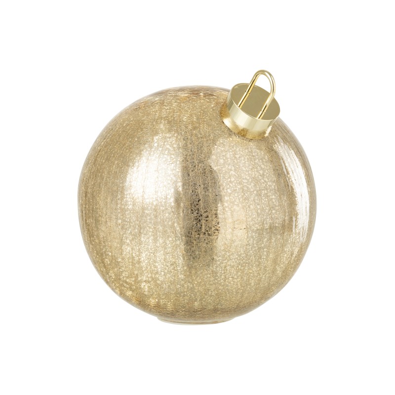Boule de Noël led en verre doré D.25 cm Boule de Noël led en verre doré D.25 cm