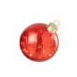 Guaina di Natale a led in vetro rosso D.20 cm Guaina di Natale a led in vetro rosso D.20 cm