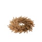 Corona di abete in plastica dorata D.40 cm