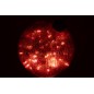 Boule de Noël led en verre rouge D.25 cm Boule de Noël led en verre rouge D.25 cm