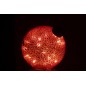 Guaina di Natale a led in vetro rosso D.20 cm Guaina di Natale a led in vetro rosso D.20 cm