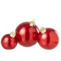 Boule de Noël led en verre rouge D.25 cm Boule de Noël led en verre rouge D.25 cm