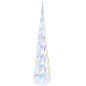Albero a led in plastica iridescente 40x40x178 cm