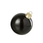 Adorno navideño LED de cristal negro D.20 cm