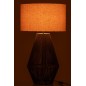 Candeeiro em papel e metal preto 45x45x78 cm Candeeiro em papel e metal preto 45x45x78 cm