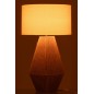 Lampada in carta marrone e metallo 45x45x78 cm Lampada in carta marrone e metallo 45x45x78 cm