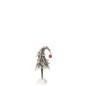 Árbol de Navidad con LED de plástico verde y rojo 15x15x45 cm Árbol de Navidad con LED de plástico verde y rojo 15x15x45 cm