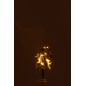 Árbol de Navidad con LED de plástico verde y rojo 15x15x45 cm Árbol de Navidad con LED de plástico verde y rojo 15x15x45 cm