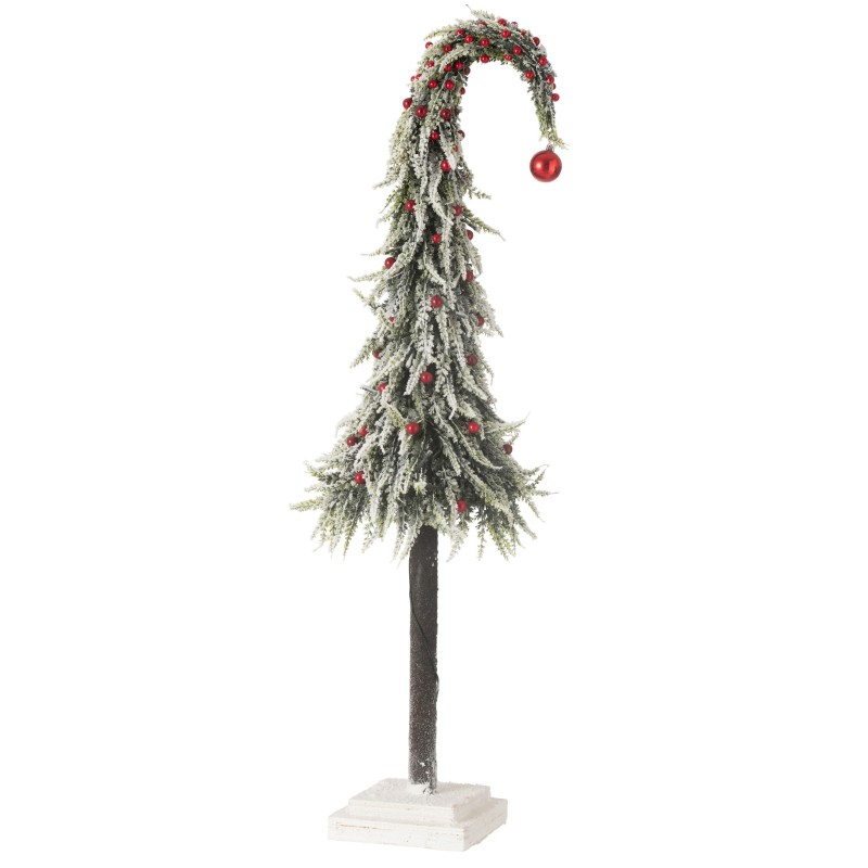 Sapin de Noël à led en plastique rouge et vert 23x23x100 cm Sapin de Noël à led en plastique rouge et vert 23x23x100 cm