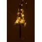 Sapin de Noël à led en plastique rouge et vert 23x23x100 cm Sapin de Noël à led en plastique rouge et vert 23x23x100 cm