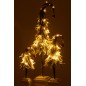 Árbol de Navidad LED de plástico rojo y verde 23x23x100 cm Árbol de Navidad LED de plástico rojo y verde 23x23x100 cm