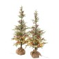 Árbol de Navidad LED de plástico rojo y verde 95x95x150 cm Árbol de Navidad LED de plástico rojo y verde 95x95x150 cm