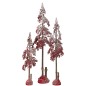 Árbol de Navidad de bayas rojas de plástico 30x30x135 cm Árbol de Navidad de bayas rojas de plástico 30x30x135 cm