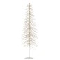 Albero di Natale in plastica glitterata argento 18x18x58 cm Albero di Natale in plastica glitterata argento 18x18x58 cm