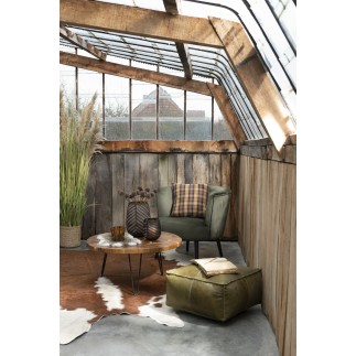 Tavolino da salotto in legno marrone 80x80x36,5 cm