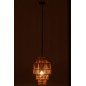 Lampe suspendue sur 4 étages en bambou naturel L37xl37xH142cm Lampe suspendue sur 4 étages en bambou naturel L37xl37xH142cm