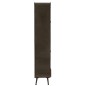 Armadio alto a 3 cassetti in metallo naturale 80x35x180 cm Armadio alto a 3 cassetti in metallo naturale 80x35x180 cm