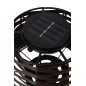 Candeeiro de mesa em metal castanho 20x20x31 cm